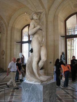 Michelangelo Slave in Louvre