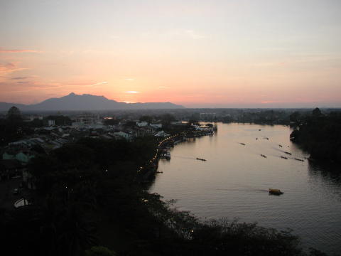Kuching at sunset