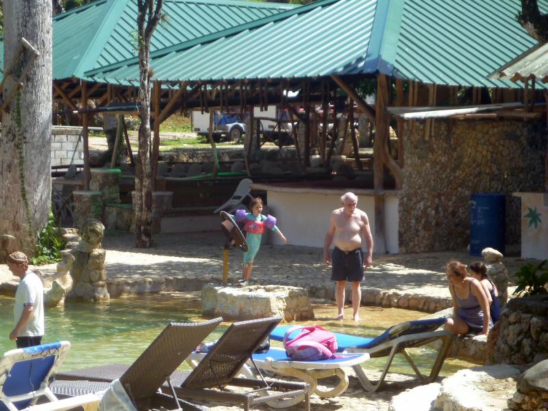 Swimming at Caño Hondo