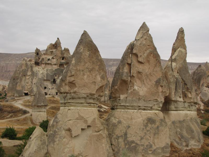 Turkey show -009 fairy chimneys and abandoned homes