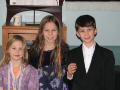 3 dressed up children