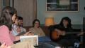 An after dinner sing-along